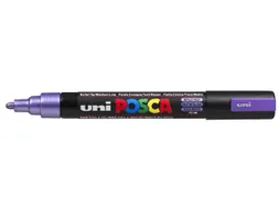 Verfstift Posca PC5M Medium Punt 1,8-2,5mm metallic paars
