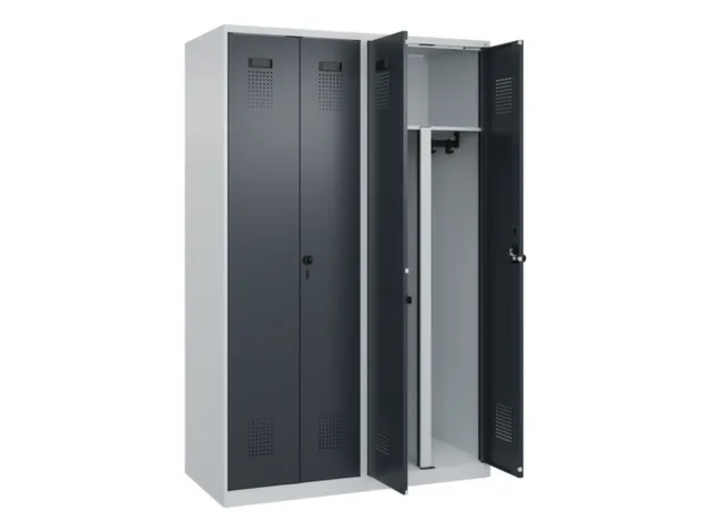 PBM-locker,HxBxD 1850x1200x500mm,4vak,vak B 300mm,draaigrendel