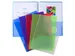 10 Tweezijdige Presentatiemappen Soepele Kaft Pp 20/100ste Assorti