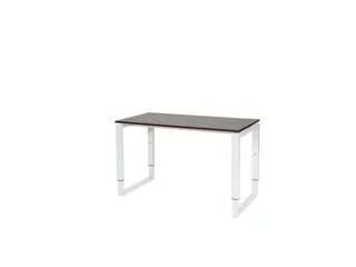 Domino Plus Bureau Hoogte Verstelbaar 1200x600mm Logan Eiken Wit - 1