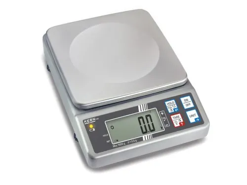 tafelweegschaal,platform BxD 175x165mm,RVS,weegbereik 0-1,5kg