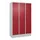 locker,HxBxD 1950x1200x500mm,3vak,vak B 400mm,draaigrendel,sokkel