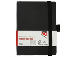 Notitieboek Quantore A6 flex lijn 192blz 80 grams zwart