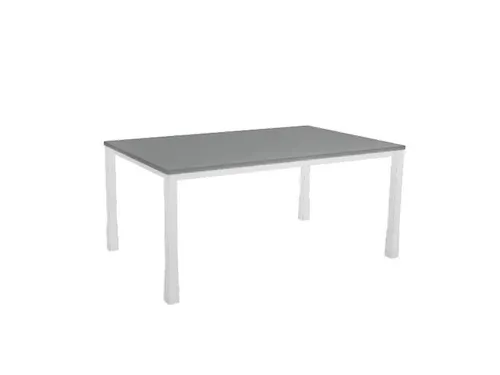 In hoogte verstelbaar bureau,HxBxD 720-840x1600x1000mm,MS-donkergrijs
