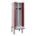 locker met bank,voor scheiding van kleding,HxBxD 2120x600x815mm,2vak