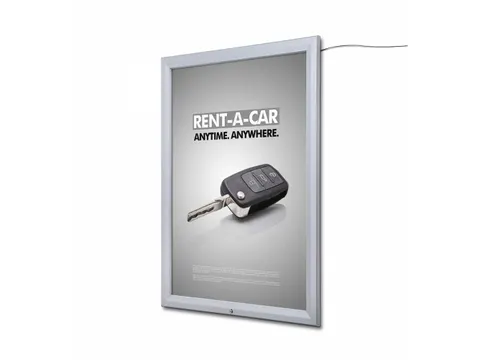 LED Outdoor Poster Case Met Gasveer A0