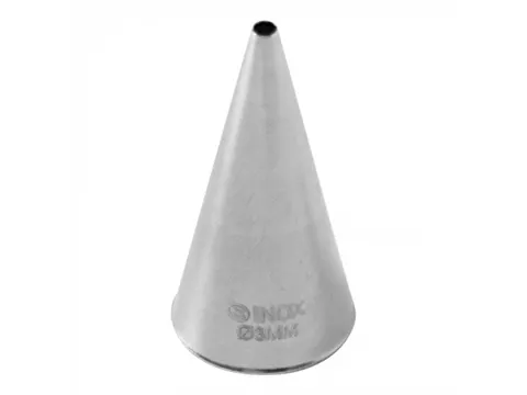 Spuitje rvs glad 00 Ø3mm
