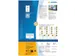 HERMA 4407 Gekleurde etiketten A4 70x37mm Rood 2400 stuks