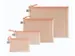 Pochette à fermeture éclair Foldersys EVA 120x220mm orange pastel