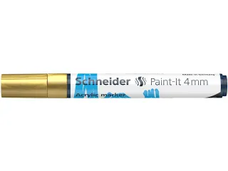 Acrylmarker Schneider Paint-It 320 4mm goud - 1