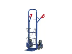 trapsteekwagen,3sterren,draagverm. 200kg,RAL5007,TPE-banden
