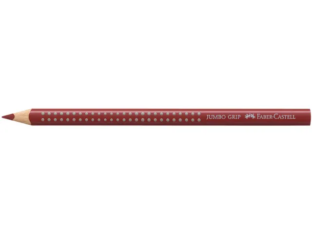 Kleurpotlood Faber-Castell Jumbo GRIP 92 Indisch rood