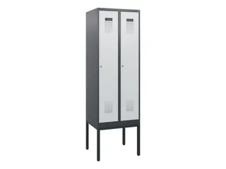schoollocker,HxBxD 1950x600x500mm,2vak,vak B 300mm,cil.-slot - 2