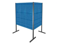 scheidingswand van geperforeerde plaat,dubbel veld 90°,totale B 2500m