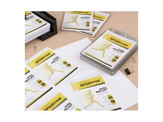 Avery 4834 Badgehouder lanyard set 105x148mm 10 stuks+12 kaarten - 4