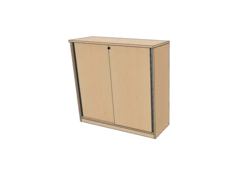 schuifdeurkast,HxBxD 1155x1200x445mm,NE-esdoorn