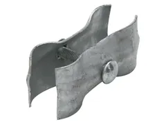 verbindingsklem,v. mobiel hek,HxBxD 51x135x87mm,staal verzinkt