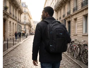 rugzak Paris 30 l 15,6 inch zwart - 4