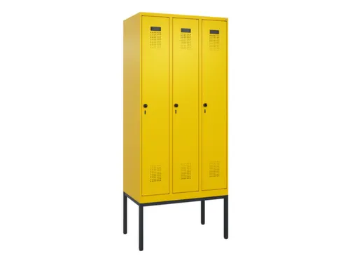 locker voor scheiding van kleding,HxBxD 2120x900x500mm,3vak