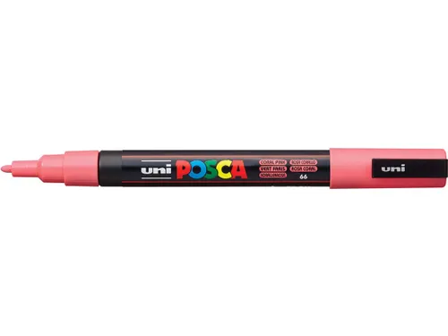 uni-ball Paint Marker op waterbasis Posca PC-3M koraalrood