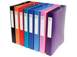 Elastobox A4 Rug Van 40mm Assorti Kleuren PP