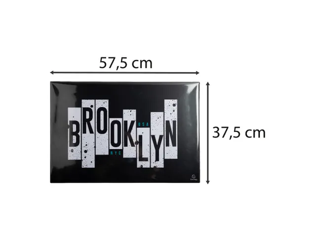 Onderlegger PVC 37,5 x57,5cm Brooklyn