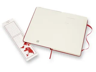 Notitieboek Moleskine large 130x210mm lijn hard cover scarlet red - 10