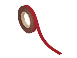 Magneetband MAUL beschrijf- wisbaar 10mx20mmx1mm rood