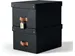 Puro opbergdoos medium A4 17 liter zwart 2 stuks