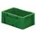 Euronorm Stapelkrat 120x300x200mm 4.1l Wanden/Bodem Gesloten Groen