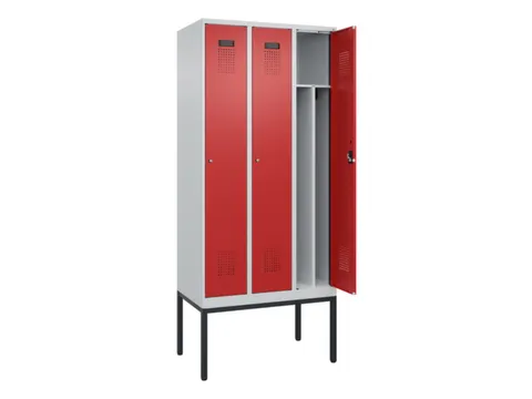 locker voor scheiding van kleding,HxBxD 2120x900x500mm,3vak