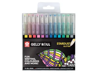 Gelschrijver Sakura Gelly Roll Stardust set à 12 kleuren - 2