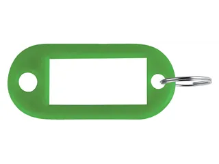 Sleutellabel Pavo kunststof groen 100 stuks - 1