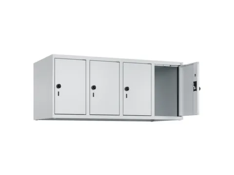 opzetkast,v. locker,4vak.,vak B 300mm,HxBxD 500x1200x500mm