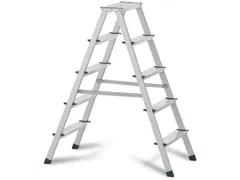 Escabeau aluminium profondeur marches 8cm hauteur plateforme 1 20m