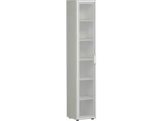 kantoorkast,HxBxD 2160x400x420mm,5xhouten vloer,6ordnerhoogte - 1