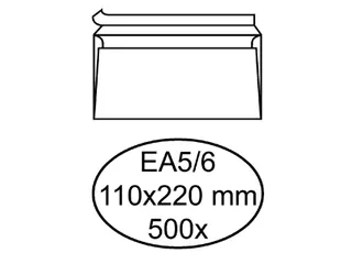 Envelop Quantore Bank Ea5/6 110x220mm Wit Zelfklevend - 1