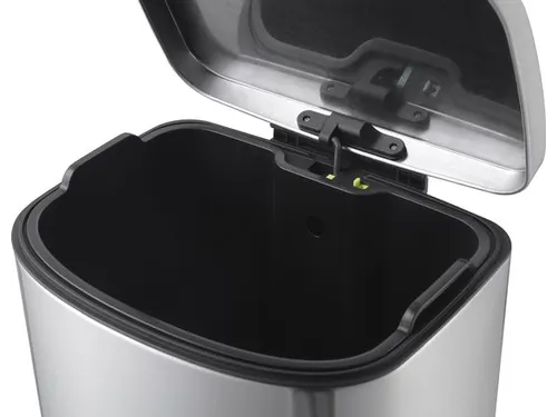 Afvalbak EKO Della pedaalemmer 50 liter RVS