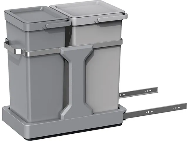 Deco Inbouwafvalemmer 15+20 Liter Eko