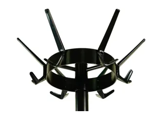 staande kapstok,HxØ 1780x400mm,6jashaken,parapluhouder/druppelvanger - 2