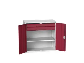 universele kast,HxBxD 1000x1050x550mm,1xStalen bodem,2lade(n) - 1
