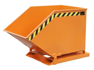 Kiepbak Staalplaat 840x670x1320mm Inh. 0.40m³ 300kg Oranje - 2