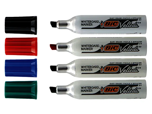 Whiteboardmarker Bic Velleda 1781 schuin large blauw