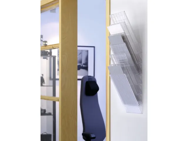 Wandfolderhouder FLEXIBOXX 6 A4 Transparant