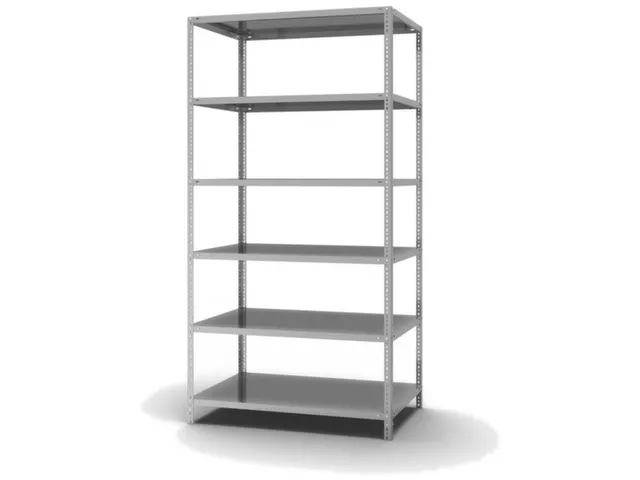 magazijnstelling,grondveld,HxBxD 2500x1300x800mm,vaklast 200kg