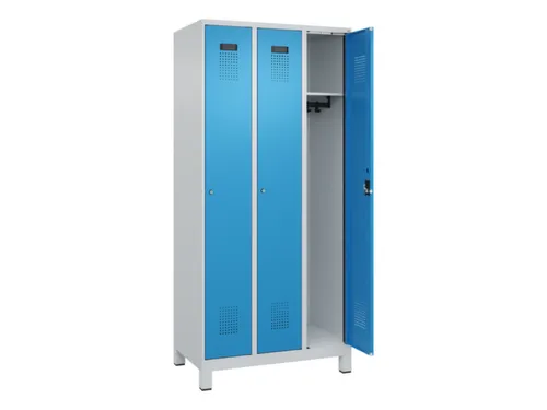 locker,HxBxD 1950x900x500mm,3vak,vak B 300mm,cil.-slot,voeten