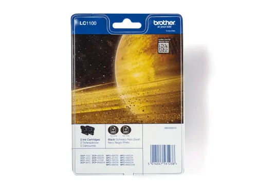 Brother LC-1100 Duopack Inktcartridges Zwart + Kleur