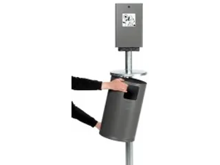 hondentoilet,v. buiten,afvalbak 30l,v. 200zakjes,HxBxD 2000x350x480mm - 3