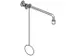 plensdouche,m. debietmeter,50l/min,aansluiting 3/4 inch binnen,RVS