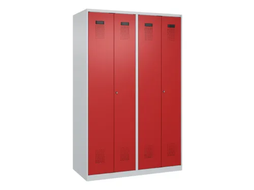 locker voor scheiding van kleding,HxBxD 1850x1200x500mm,4vak